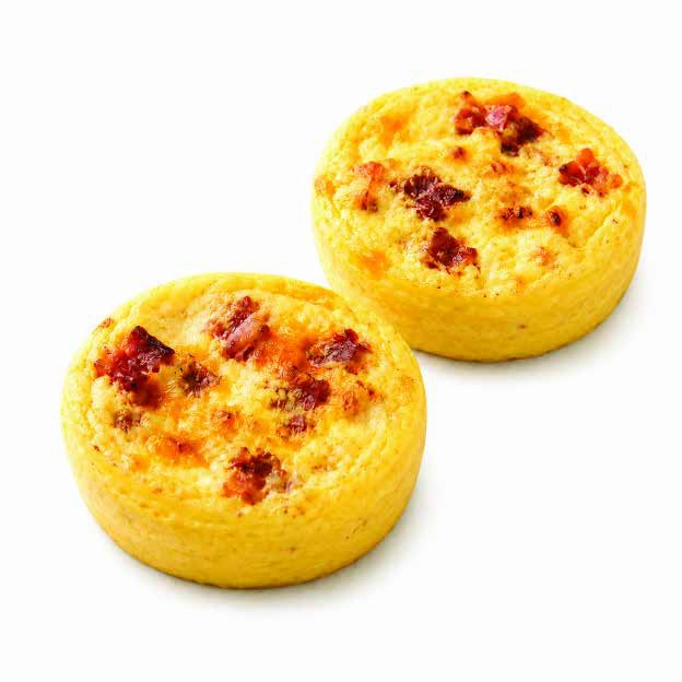 Bacon and cheese egg bites